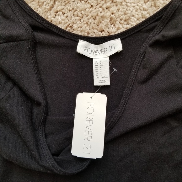 Very Nice Forever 21 Black Mini Dress - Picture 2 of 5